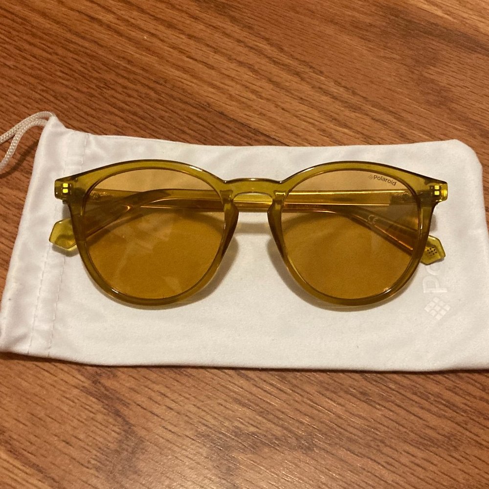 Yellow Polaroid Sunglasses